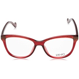 Liu Jo Women's Lj2639 604 52 Glasses Frames, Gold (Burgundy W/Gold Glitter), 4XL