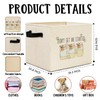 HSIASHENG Funny Sourdough Gifts Storage Bins Box with Handles, Don't