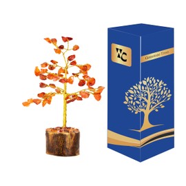 Wonder Care Carnelian Crystal Tree For Home Decorations Crystals And Healing Stones, Room Decor Gifts, Gem Tree, Christmas Stands Real 60 Beads