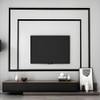 Matte Black Flexible TPE Peel and Stick Wall Trim, 20FT