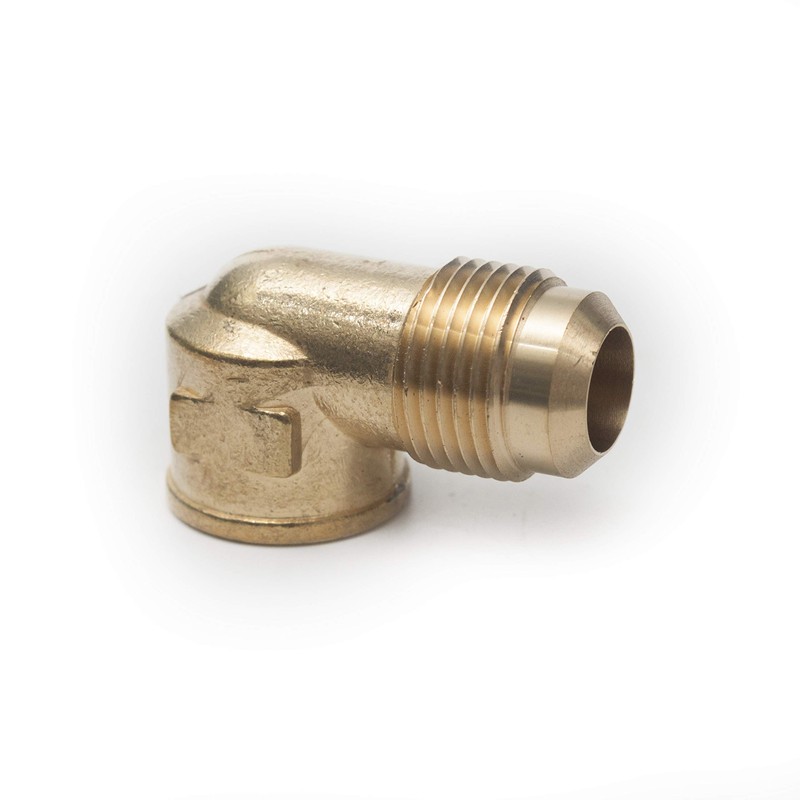 LTWFITTING Brass 5/8" OD x 1/2" Female NPT 45 Deg