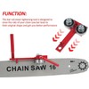 Chainsaw Bar Rail Tightening Repair Tool, Cast Iron Aluminum Bar