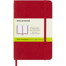Moleskine Classic Scarlet Red Notebook Soft Cover Journal Daily Writing Tool