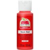 Plaid Enterprises Acrylic Paint, Neon Red, 59ml