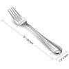 KEAWELL Pearl Edge 8-Piece Premium Fork Set, 18/10 Stainless Steel,