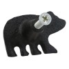 Cast Iron Rustic Western Black Bear Drawer Cabinet Door Knobs