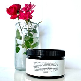 Body Butter, Rose, Natural-Organic With Beeswax & Vitamin E, Hydrating, 4oz by Shamarwyn