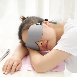 Insomnia travel eye mask ventilation cushion uniform pressure comfortable sleep travel 3D stereoscopic Sleep mask gray