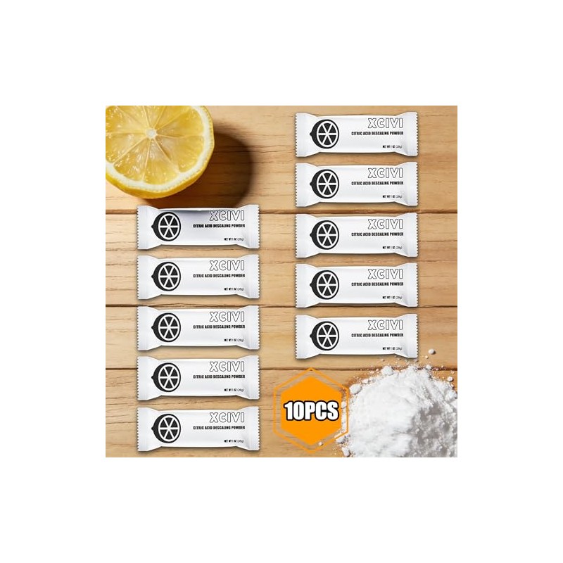 10PC Citric Acid Descaling Powder for Humidifiers and Kettles