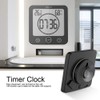 BALDR Digital Shower Clock with Timer - Black - Water-Resistant