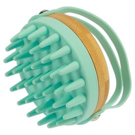 Scalp Massage Brush: Shampoo Brush for Perfect Shower Head Massage - Exfoliating Brush Turquoise - Reduces Dandruff - Massage Brush by Fantasia
