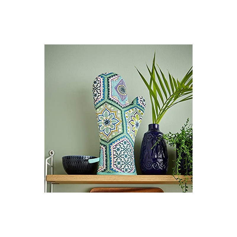 Ulster Weavers Gauntlet Single Oven Glove, Cotton, Multi, One Size