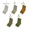 HOMSSEM Ribbed Socks Women Cozy Socks – 5 Pair Cute