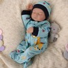 BABESIDE 2 PCS Reborn Baby Doll Clothes with Hat for
