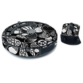 MightySkins Carbon Fiber Skin for iRobot Roomba 675 Max Coverage - Drops | Protective, Durable Textured Carbon Fiber Finish | Easy to Apply, Remove, and Change Styles | Made in The USA