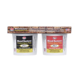 J-B Weld 40007 Wood Restore Premium Epoxy Putty Kit - 64 oz.