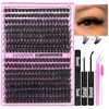 DIY Lash Extension Kit Volume Thick Lash Clusters 80D+100D 320