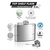 Hip Flask and Refill Funnel Set - 4 oz, Easy