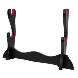 NOLITOY Household Flute Storage Holder Elegant Wooden Display Stand for Flute and Desktop Organizer Simple Design for Music and Collectors