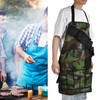 BBQ Apron Oxford Cloth Lightweight Kitchen Chef Grilling Apron for