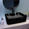 Rectangular Ceramic Bathroom Vessel Sink BA037