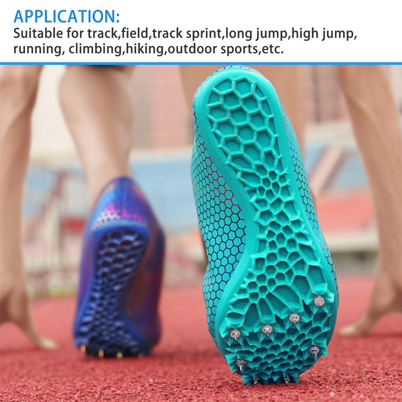 Pack of 64 Spikes Spike Nails Replacement Spikes for Athletics