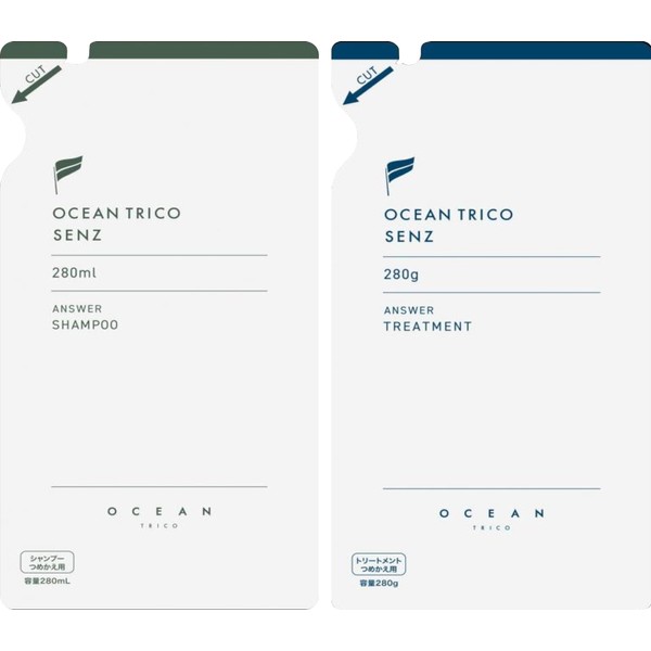 Ocean Trico Senses Anser Scalp Shampoo Treatment (Refill Set) 9.5