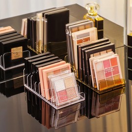 Beautifultracy Eyeshadow Palette Organizer 8 Section Makeup Palette Organizer Cosmetics Display Storage Holder for Eyeshadow Palettes Sunglasses (Green)