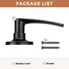 Probrico 8 Pack Dummy Lever Black Door Handle Lever Sets,