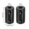 sourcing map Shaft Coupling Connector 5 mm to 5 mm