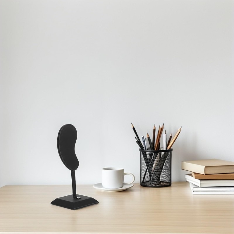 DIYEAH Espositore di orecchini a forma di orecchio nero organizer