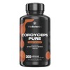 Vital Botanics Mega Cordyceps 100% Puro - Hongo Adaptógeno