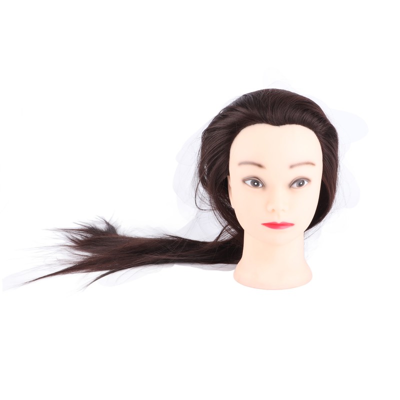 24in Salon Hairdressing Training Head Model Mannequin Cosmetology Practice With