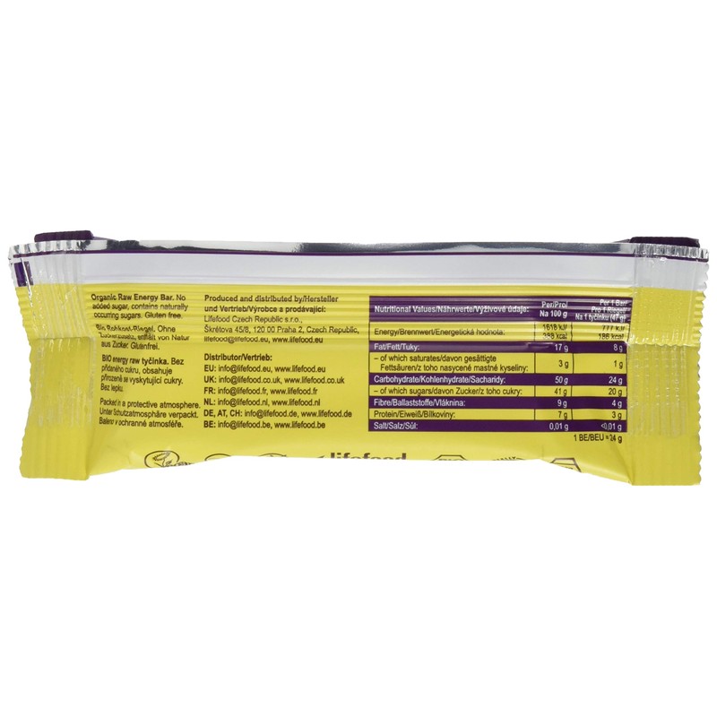 lifefood Lifebar Plus Acai and Banana Pack of 5 (5