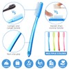 Zopeal Extra Hard and Firm Toothbrush for Adults Bulk Huge
