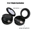 Black Matte Eyeshadow, Single Smoky Eyeshadows Pressed Powder, Highly Pigmented