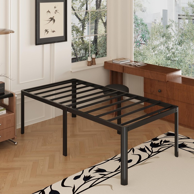 Yicensen 24 Inch High Twin XL Bed Frames with Rounded