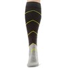 HEAD Unisex Kneehigh socks, Dark grey / yellow, 31
