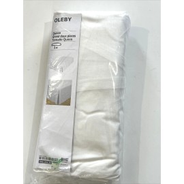 IKEA OLEBY Bed Skirt White Queen Size 502.241.25 New