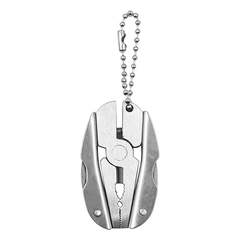NUZAMAS Multitool Pliers Keychain Screwdriver Stainless Steel Outdoor Portable Mini