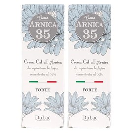 Arnica 35 Arnica Cream for Neck, Muscle and Joint Massages, 2 x 50 ml | With Arnica Montana and eucalyptus, cream soothing and relaxing cooling effect, for daily use, made in Italy