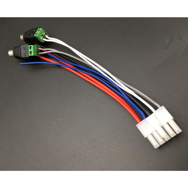 Aokus 1pc Power Input Speaker Wire Harness 10 Pin Plug