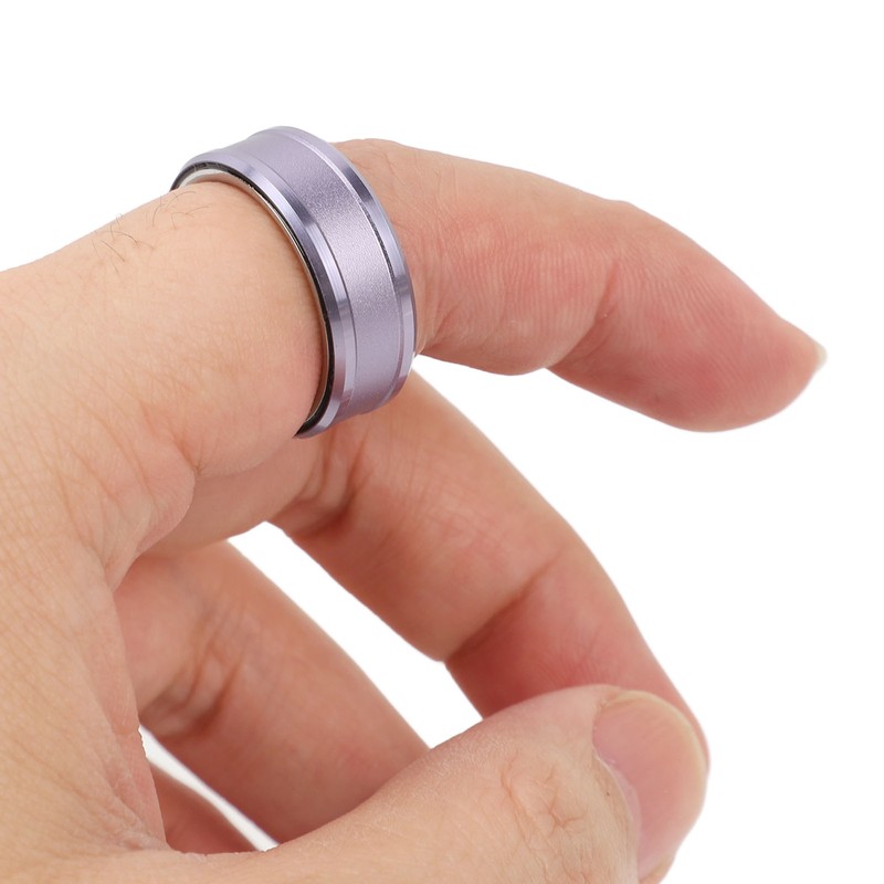 Smart Ring Sleep Exercise Monitoring Wireless IP68 Waterproof Metal Rechargeable