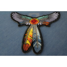 Ivamis Winged Feathers Patch - 4x4 inch - P5706