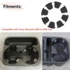 RLB-HILON 8PCS Cup Holder Insert Rubber Compatible with Chevy Silverado