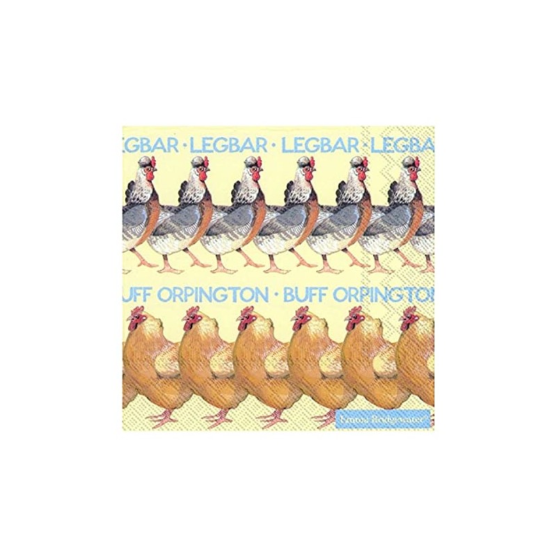 Emma Bridgewater Hens / Chickens Napkins / Serviettes