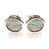 Kiola Designs Pittsburgh Pennsylvania Map Cufflinks