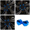 19mm Car Wheel Hub Lugs Nuts Bolts Cover Protective Cap