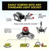 Bell+Howell Triburst Color Select LED Garage Light, 5500 Lumen 3000k/4500k/5500k