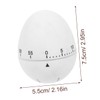 LABRIMP 2pcs Mechanical Egg Timer for Cooking 60 Min Countdown